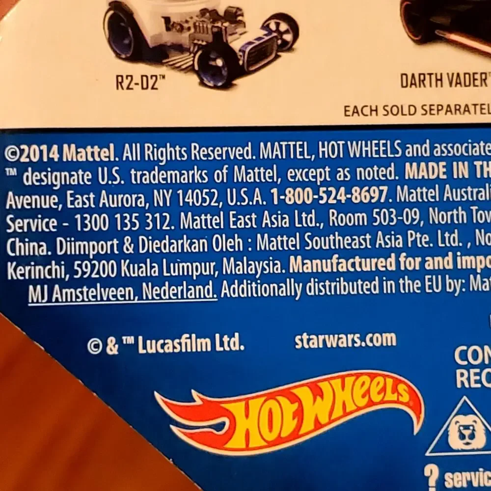 Hot Wheels Star Wars Luke Skywalker New